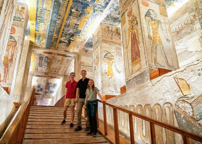 A-great-shot-of-some-tourists-from-inside-the-Valley-of-the-Kings-in-Luxor